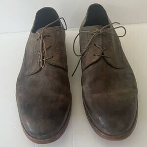KENNETH COLE COLLECTION Gray Oxford Genuine Leather Size 9.5